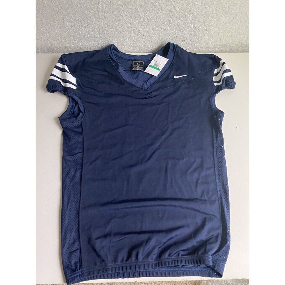 Nike Football Team Performance Practice Jersey Navy Blue CI3767-420 Men’s Sz XL